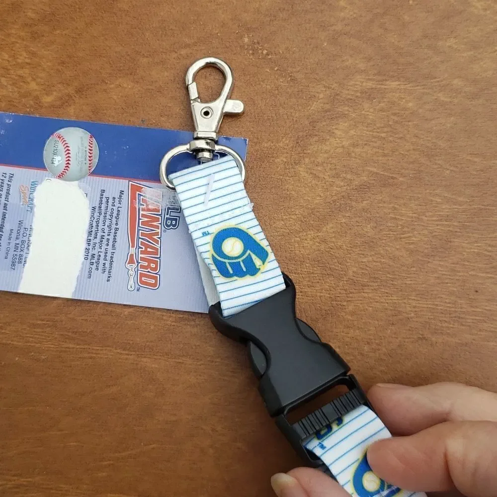 NWT Milwaukee Brewers Lanyard